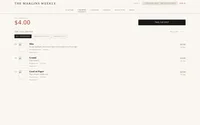 Desktop capture of Classifieds · The Margins Weekly
