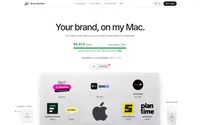 Desktop capture of Brand My Mac